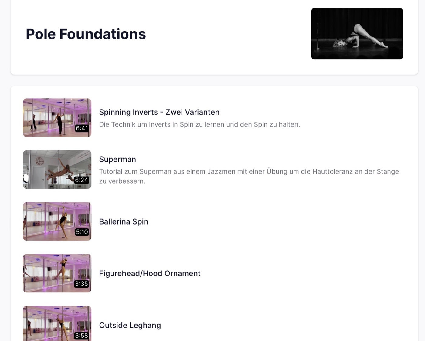 Tutorial Library – Im Kurs